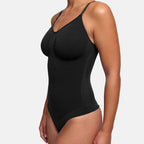 Andningsbar shapewear-body med magkontroll och rumplyft
