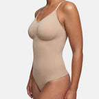 Andningsbar shapewear-body med magkontroll och rumplyft
