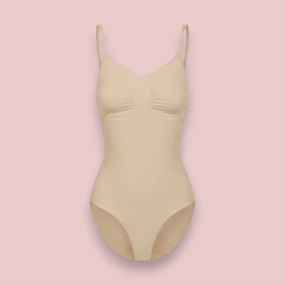 Andningsbar shapewear-body med magkontroll och rumplyft