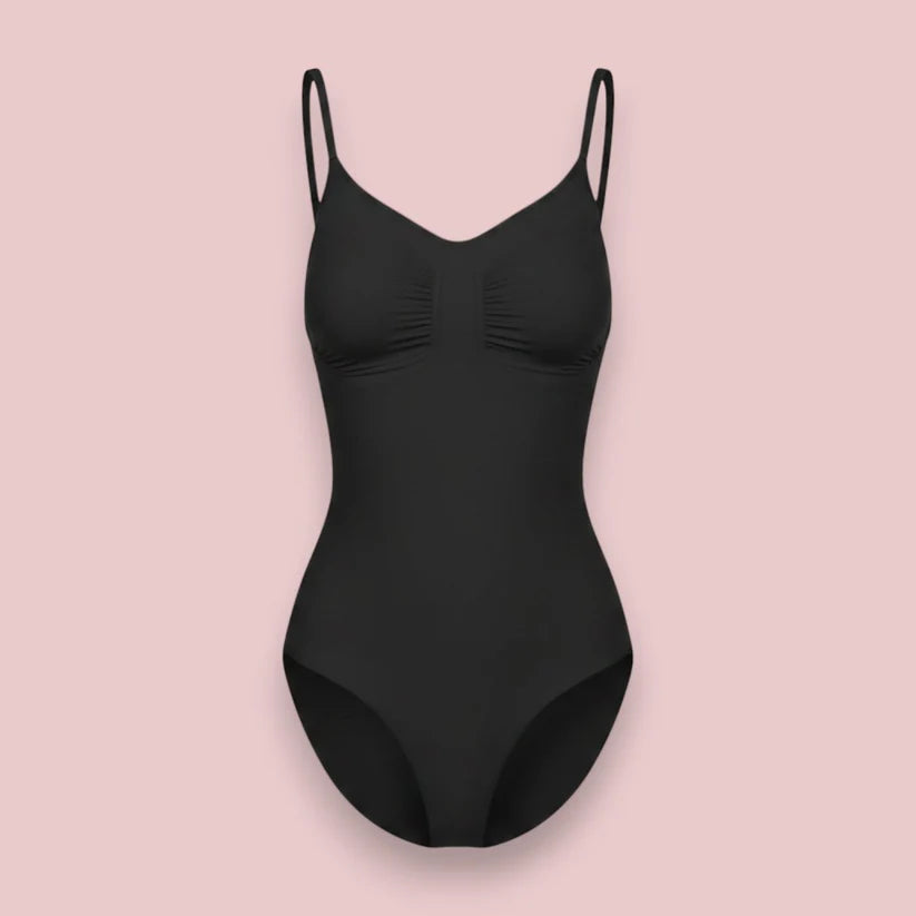 Andningsbar shapewear-body med magkontroll och rumplyft