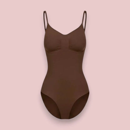 Andningsbar shapewear-body med magkontroll och rumplyft