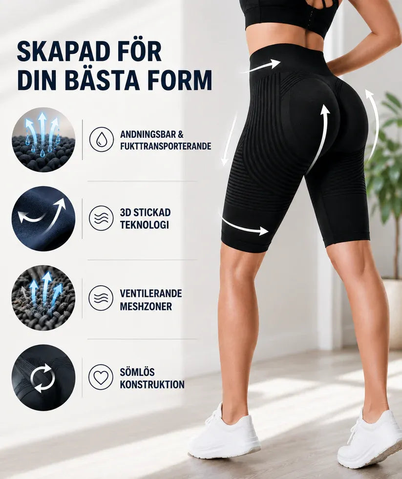 3D anti-cellulit shorts